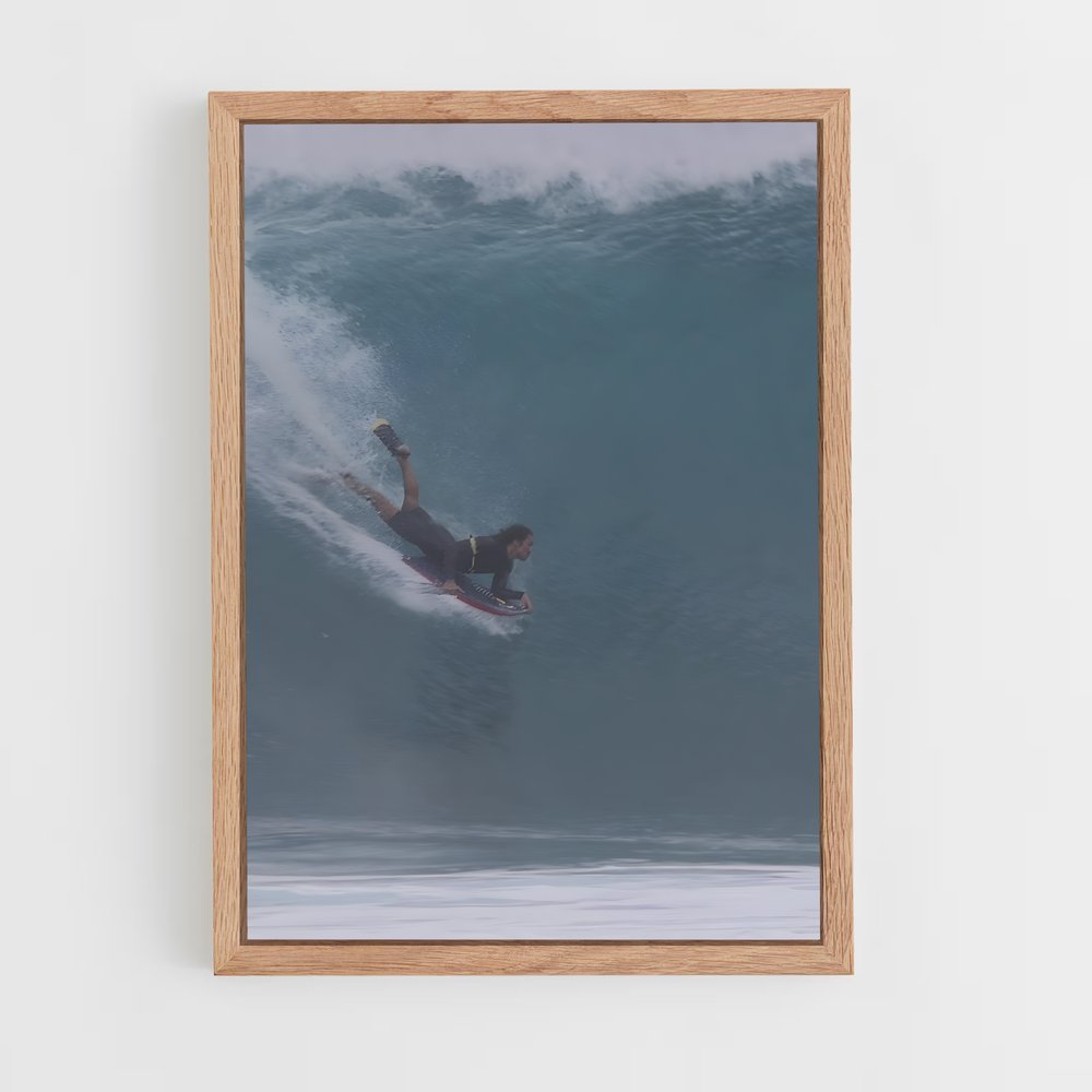 Poster Pipeline de bodyboarding (vue 4)